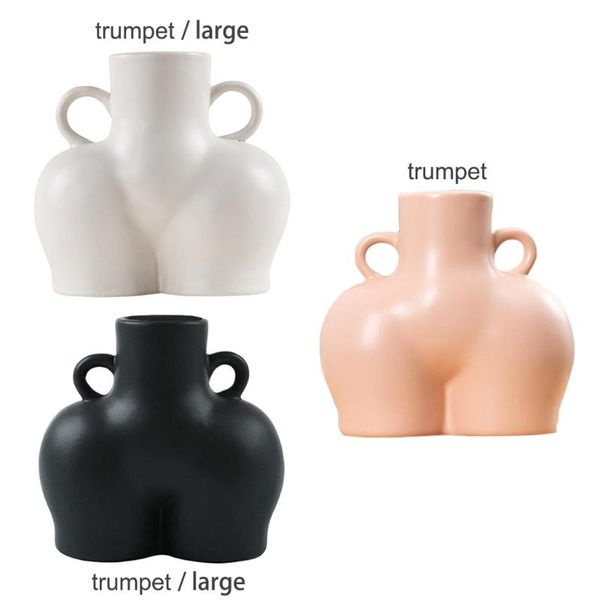 

vases ceramic human body shape flower vase planter pot home decor po props