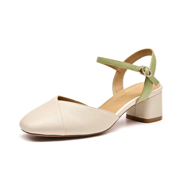 

sandals josiny 2021 high heels with shoulder strap and square, Black