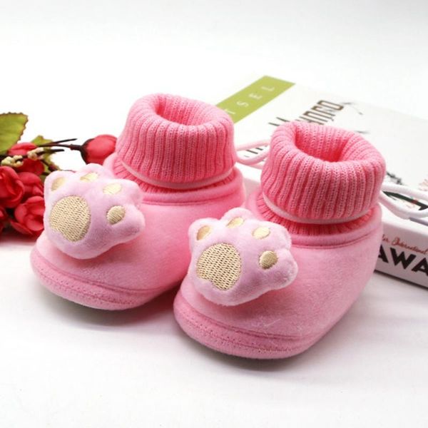 

first walkers autumn baby girl boy cartoon knitting boots casual sneakers non-slip soft soled walking shoe