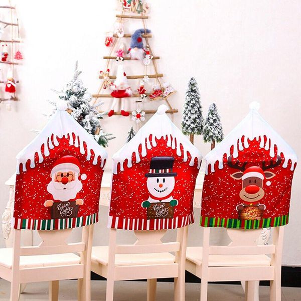 

chair covers christmas decoration dining seat santa claus home party decor