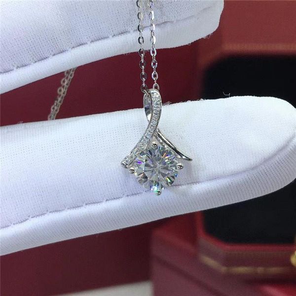 

pendant necklaces caoshi elegant wedding necklace for women luxury pave cubic zirconia neck jewelry girls daily collocation, Silver