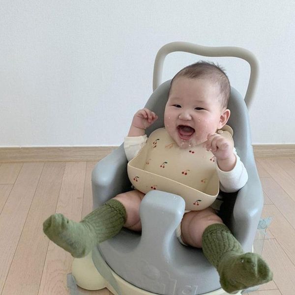 

bibs & burp cloths ins style print baby feeding stuff cute pattern toddler bib children soft silicone boy girl waterproof kids adjus z9a1
