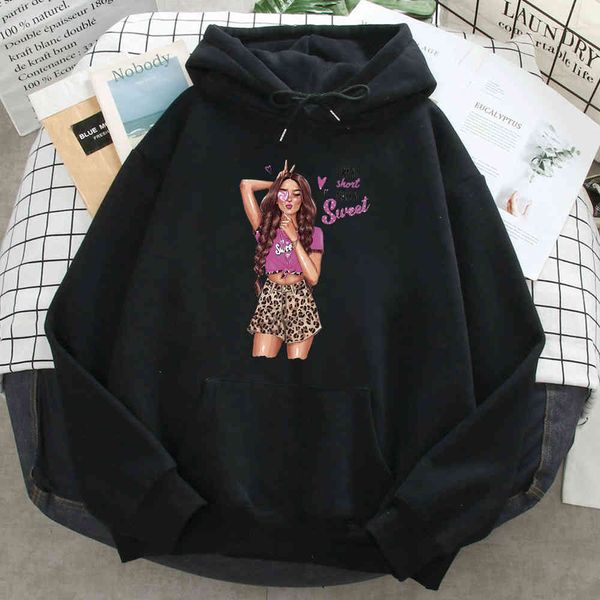 

men's hoodie, casual short sve, harajuku style, hip hop, retro, Black