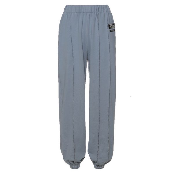 

2021 new women's high waist casual pants, loose, fashionable, full match, spring and summer series 81r8, Black;white