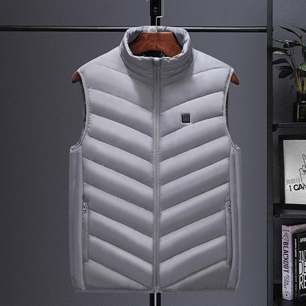 

men's vests standself brand men vest est 2021 warm sleeveless jacket casual coat waistcoat big size autumn winter, Black;white