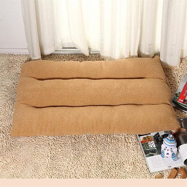 

kennels & pens 120 x 80 12 cm warm pet basket cozy kitten lounger cushion cat house tent very soft dog mat bag for washable cave cats beds g