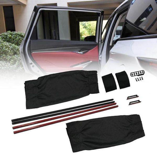 

car sunshade drape anti-uv cloth adjustable black window visor for suv