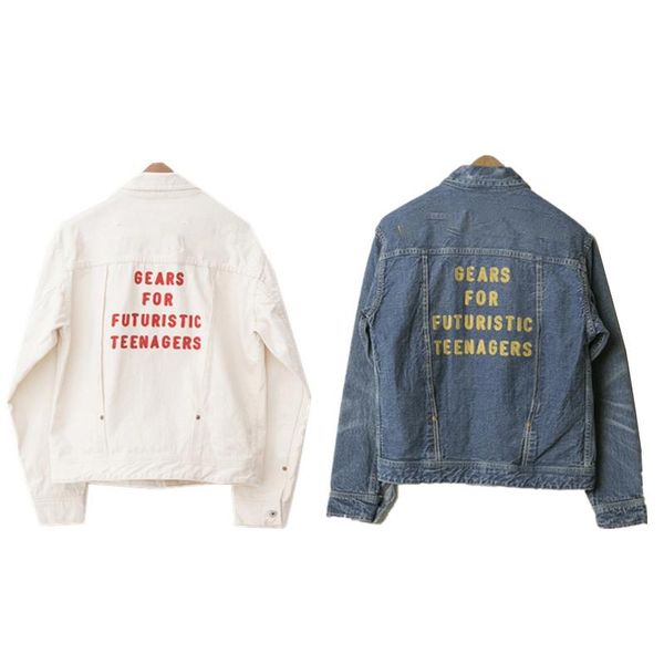 

men's jackets nigo hmmd washed denim jacket code@h31, Black;brown