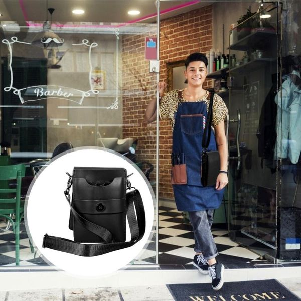 

hair scissors pouch cowhide salon barber home hairdressing holster bag