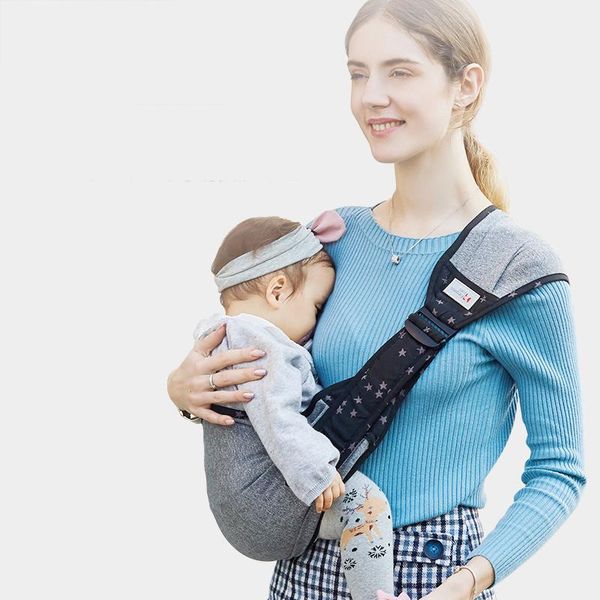 

0-48m ergonomic baby single shoulder carrier infant hipseat front facing kangaroo wrap sling travel carriers, slings & backpacks
