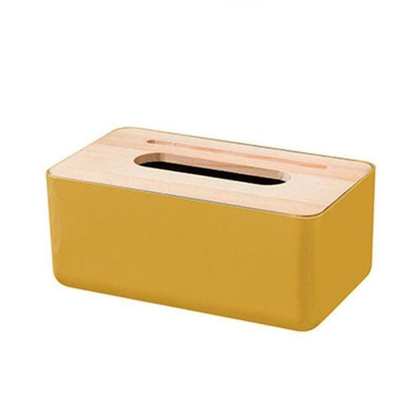 

tissue boxes & napkins box cover, rectangular refillable facial napkin holder dispenser organizer for bathroom dining table bedroom