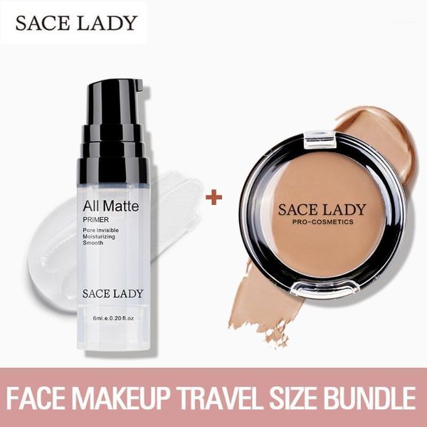 

lady face base primer makeup set liquid matte concealer make up oil-control corrector cosmetic1