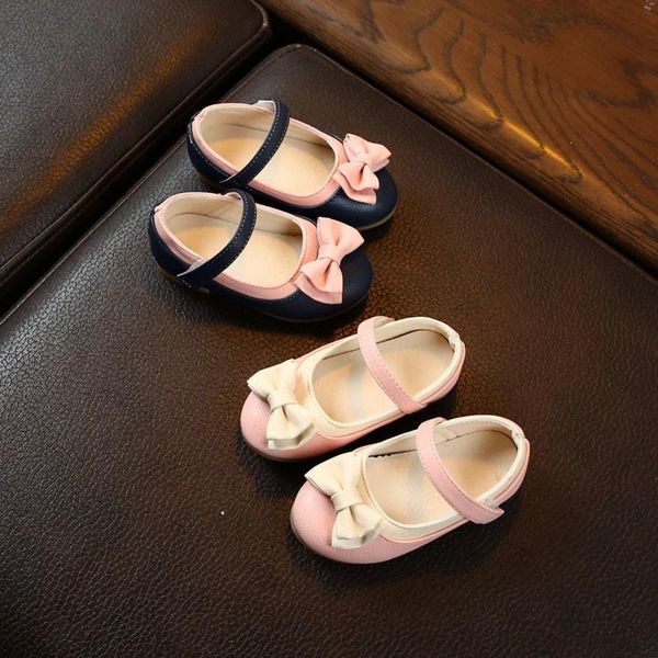 

sneakers baby girl breathable bowknot anti-slip casual toddler soft soled walking shoes girls princess solid color i, Black;red