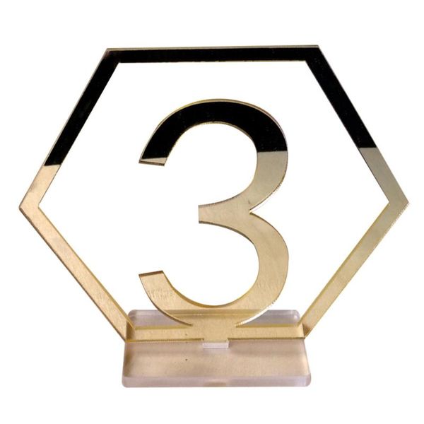 

party decoration 1-20 wedding table numbers acrylic mirror silver placeholders stands cards plate decors for