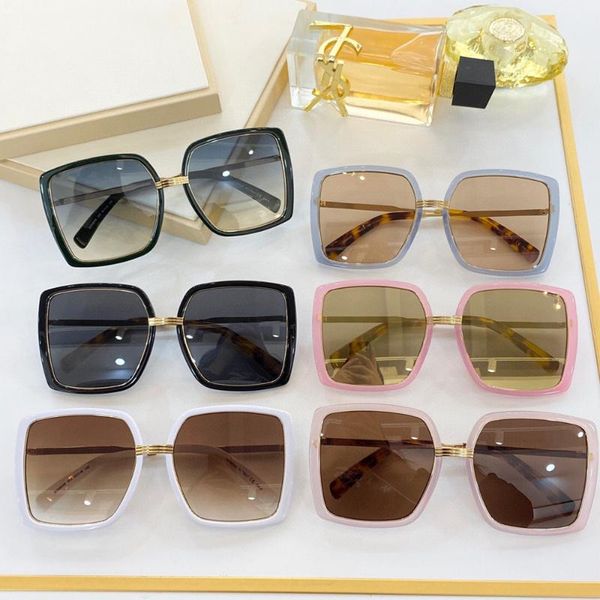 

happyone fashion women's sunglasses designed gradient color resin, White;black