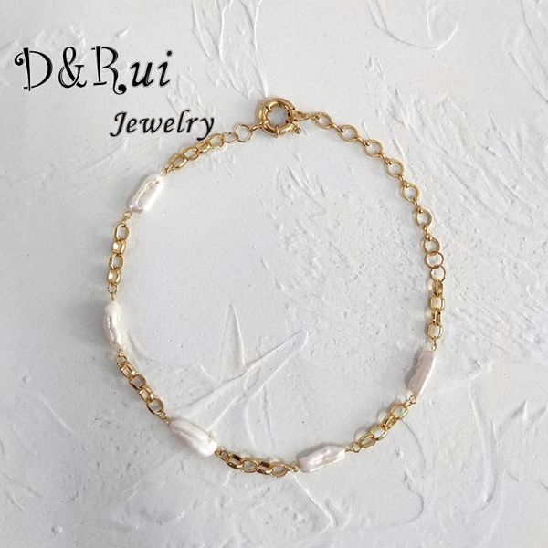 

chokers necklace 2021 natural freshwater pearl luxury clavicle chain fashion jewelry copper geometrical for women, Golden;silver