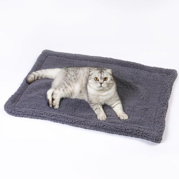 

kennels & pens winter warm dog bed soft fleece pet blanket cat litter puppy sleep mat lovely mattress cushion for small and large dogs 5 siz