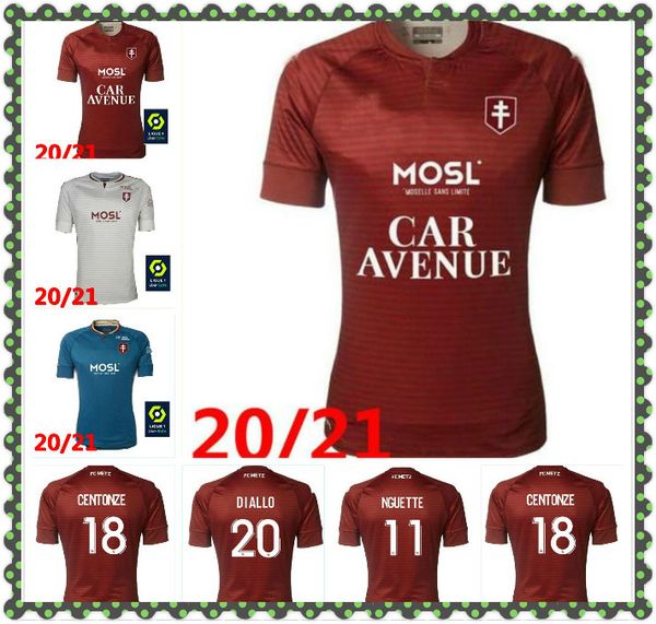 

maillot de foot 20 21 FC METZ SOCCER JERSEYS 2021 BOULAYA DIALLO CENTONZE BRONN NIANE FOFANA VAGNER HOME FOOTBALL SHIRT thailand, Black;yellow