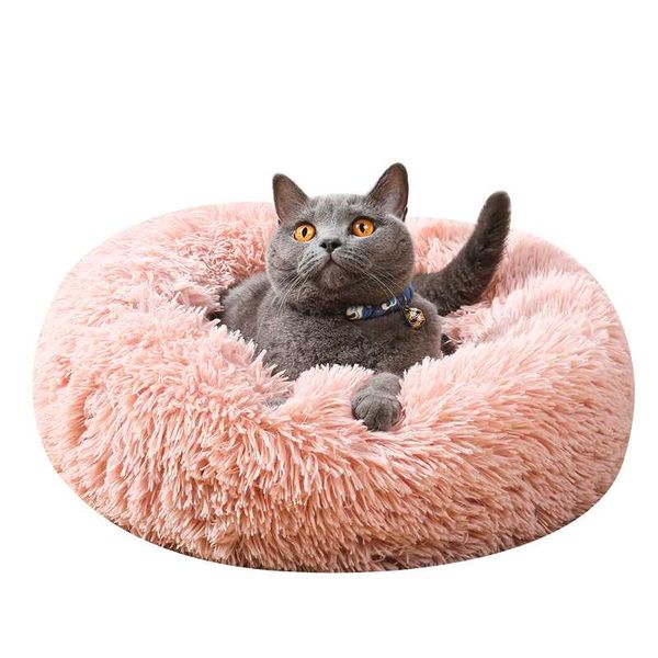

cat beds & furniture soft dog bed washable long plush kennel house velvet mats sofa for small big sleeping basket pet