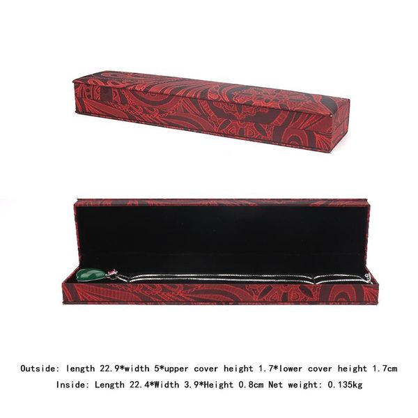 

jewelry pouches, bags red necklace display storage packaging box for women wedding ring bracelet earring pendent jewellery organizer lover, Pink;blue