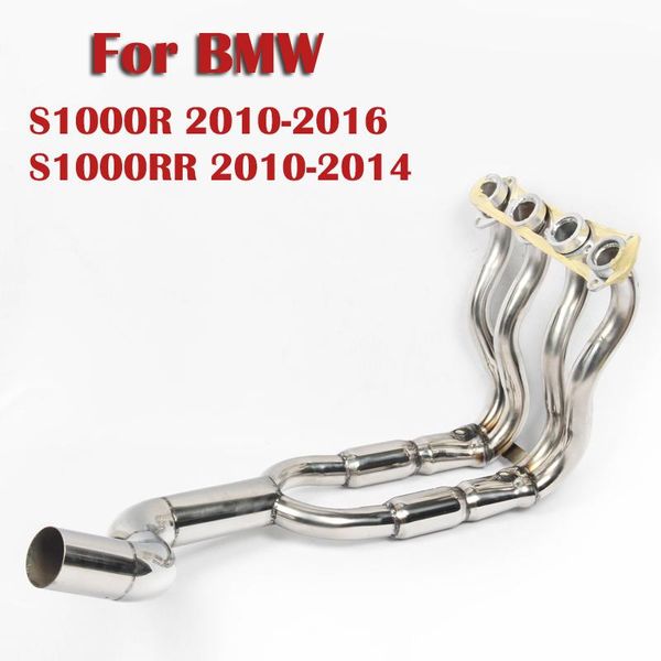 

motorcycle exhaust system slip for s1000r 2010-2021 s1000rr 10-14 modified front header link pipe connect