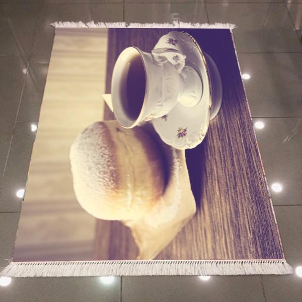 

else brown table on turkish coffee cakes vintage 3d microfiber anti slip back washable decorative kitchen area rug carpet carpets