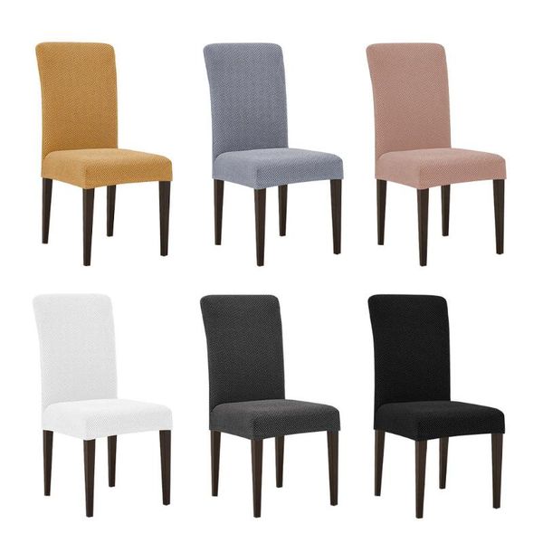

chair covers dining room slipcovers with elastic anti-dust seat protector for el armless home restaurant banquet
