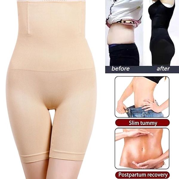 

waist trainer body shapewear women high shaper slimming tummy underwear panties breathable bulifter shaperwear support, Black;gray