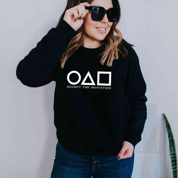 

women's hoodies & sweatshirts blingpaw lula symbol card printed letter uniscrewneck sweater mixes heavy crew neck long sleeve autumn cl, Black