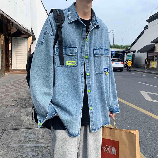

men's casual shirts more long sleeve size brem shirts for men's clothes fashion trends of large streetwear teenage colored buttons, White;black