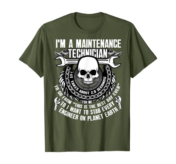 

i am a maintenance technician t shirt, technician t shirt, White;black