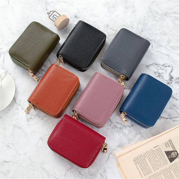 

wallets fashion pu leather zipper mini purse small short coin wallet card holder key storage bag travel money, Red;black