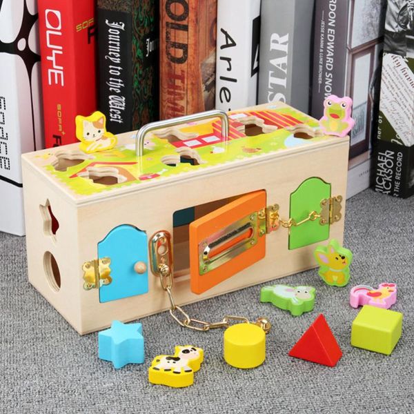 

party masks 1 set educational exquisite durable funny creative matching game toy animal key box for children