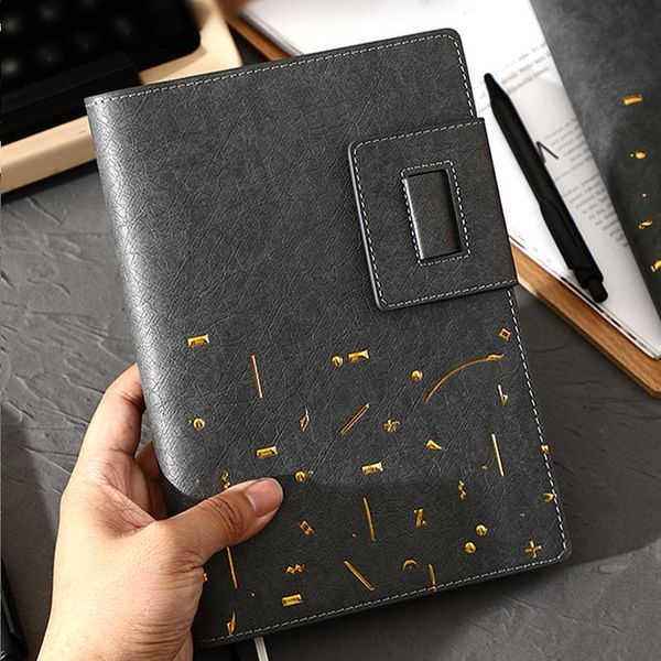 

morse code meeting notebook a5 high grade bronzing pattern school supplies notepads, Purple;pink