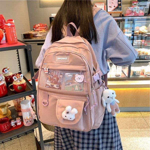 

schoolbag elementary students middle high korean school junior ins large-capacity dbscc