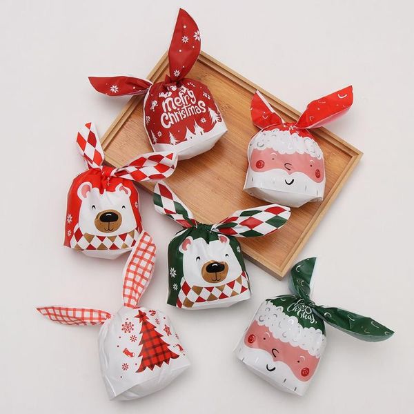 

gift wrap 10pcs year santa claus gifts box home decoration merry christmas candy treat bag biscuit bags xmas