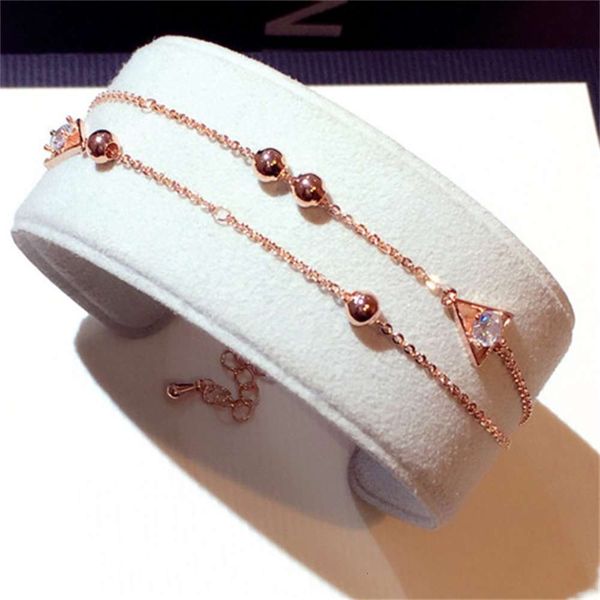 

bracelet fashion korean exquisite water drill ball temperament versatile gold bracelet women's s00246, Golden;silver