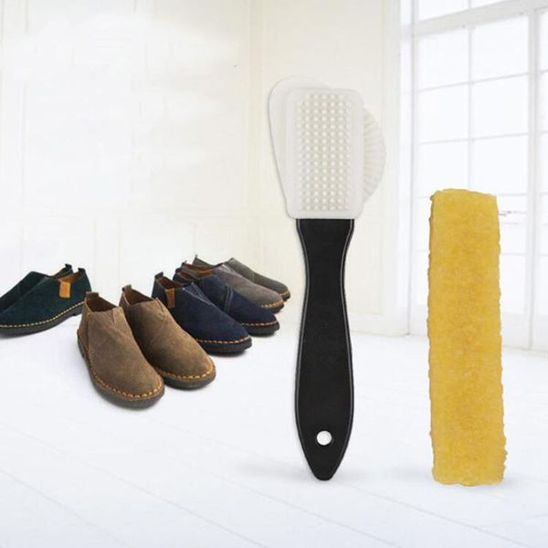 

clothing & wardrobe storage useful shoe brush 3 side cleaning and rubber eraser set black durable shoes cleaner boot simple convenient