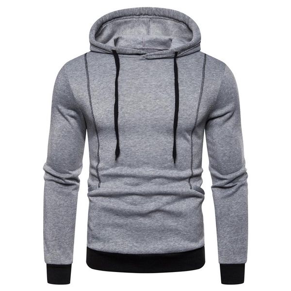 

men's hoodies & sweatshirts sweatshirt trend fashion pullover pure cotton material korean version long sleeve all-match harajuku autumn, Black