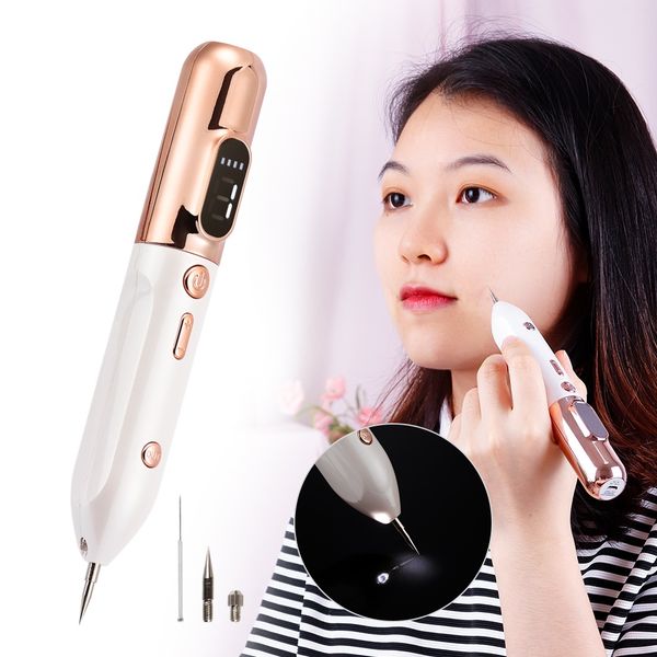 

9 level lcd plasma pen led lighting laser tattoo mole removal machine face care skin removal household freckle wart dark spot pe