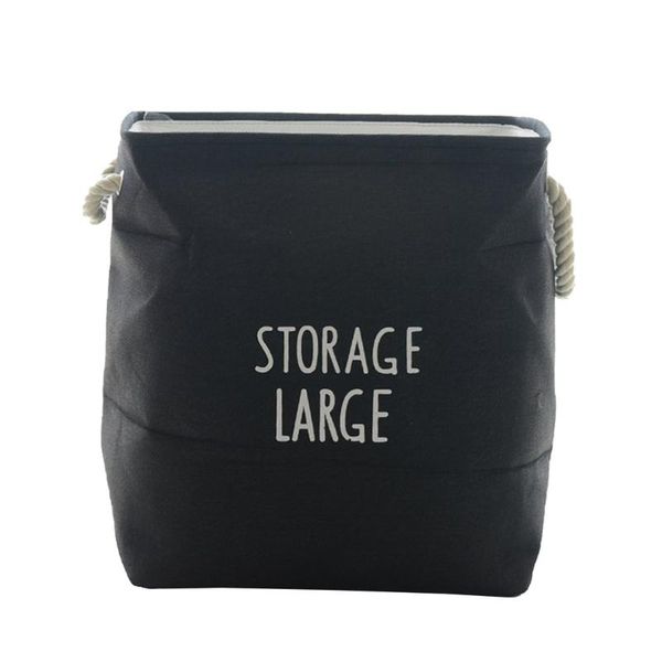 

folding cotton rope double-layer thick storage basket linen square laundry glass fiber tube rack baskets