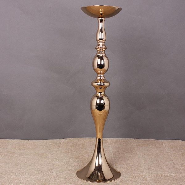 

candle holders 60 cm/24" metal candlestick flower vase table centerpiece event flower rack floor road lead wedding decoration