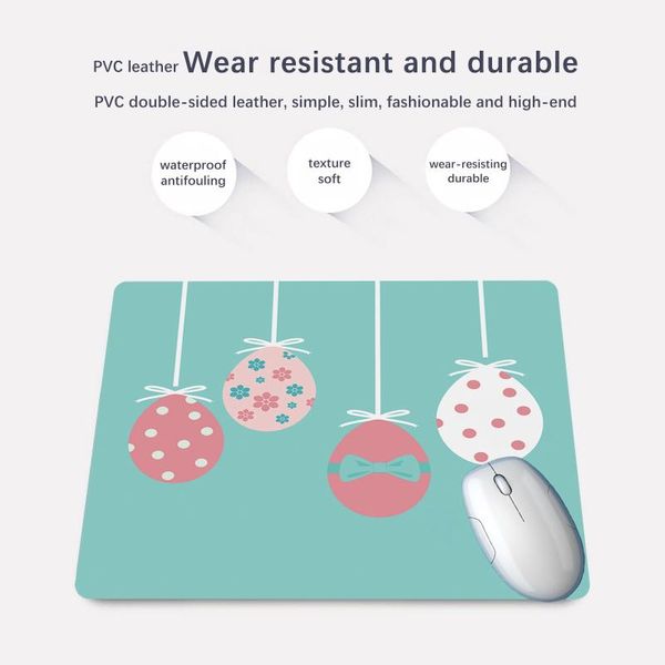 

mouse pads & wrist rests fashion durable easter printing non-slip rubber rectangular for office 240*200mm