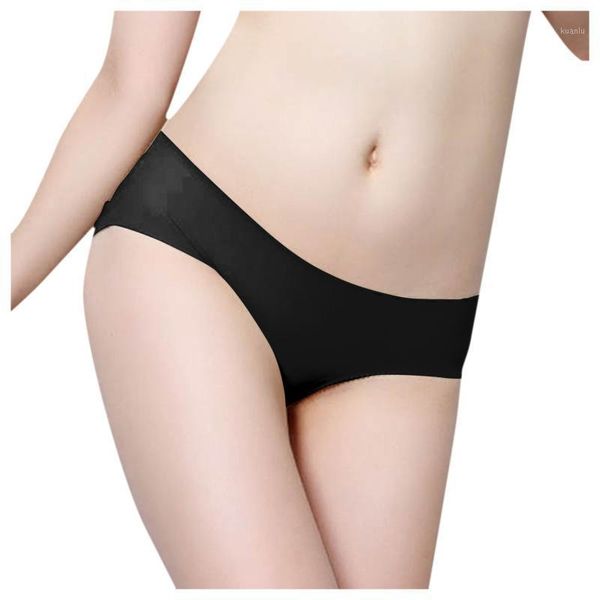 

women's panties women push-up solid color body slimming raised hips briefs thickened fake sponge intimate soft comfort, Black;pink