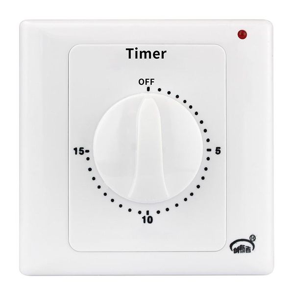

smart home control 5pcs 15-120min water pump timer switch 220v light regulator wall socket power supply minute countdown automatic off