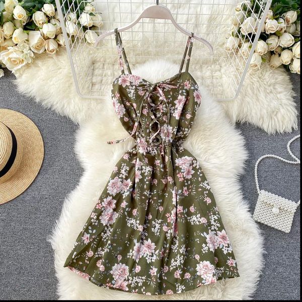 

womens jumpsuits summer women floral chiffon playsuits elastic short wide leg pants jumpsuit holiday bohemian beach print ruched rompers, Black;white