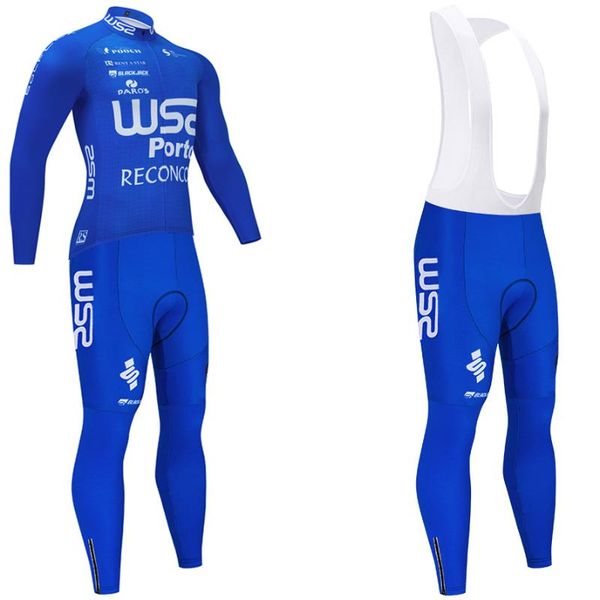 

winter 2021 cycling team jersey 20d bike pants pro ropa ciclismo fleece maillot bicycle jacket wear uniform racing sets, Black;blue