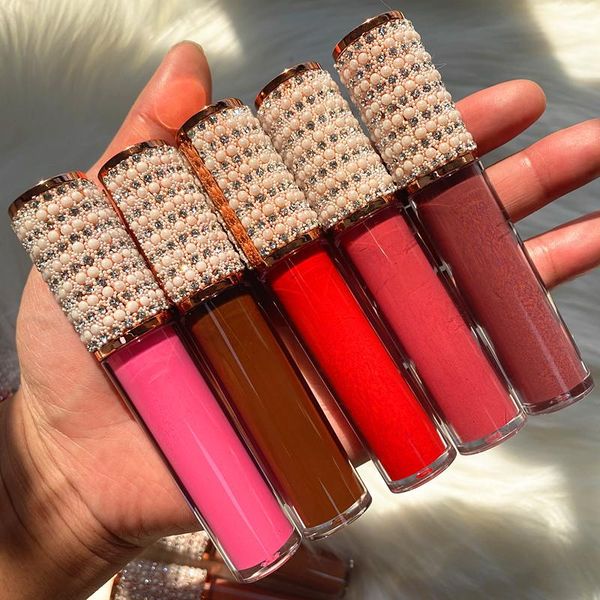 

lip gloss rose golden pearl lipgloss tube customized private label vendor