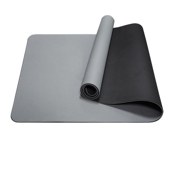 

double sided non-slip yoga mat 183x61cm pilates for gym home mats
