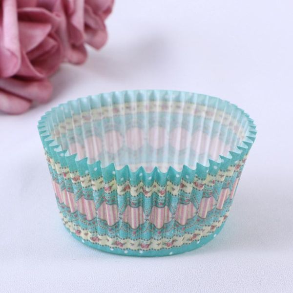 

other festive & party supplies 100 pcs paper baking cups cupcake wrappers liners muffin cases cake cup favors (sky blue)